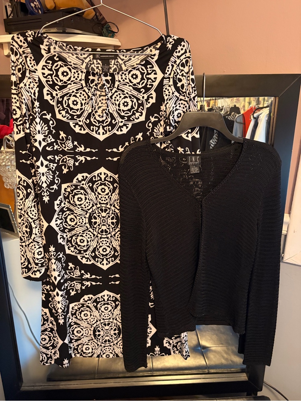 Set of 2 Sz Small Dress and fancy cardigan Petite Small